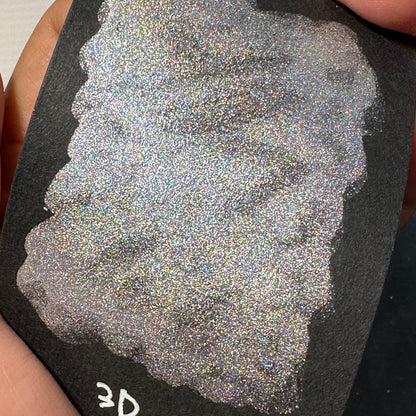 3D Holo Handmade watercolor paints holographic Half/Full pans