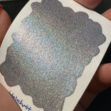Hologram Dot Card Tester Sampler Watercolor Shimmer Glittery Paints