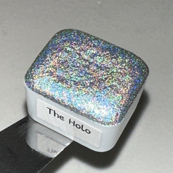 The Holo Handmade watercolor paints holographic Half/Quarter/mini pan