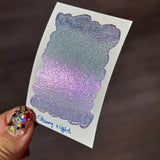 Quarter Starry Series Handmade Glittery Hologram shimmer watercolor Paint by iuilewatercolors