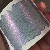 Half Starry Night Series Handmade Glittery Hologram shimmer watercolor Paint by iuilewatercolors