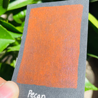 Pecan bronze fell in love handmade shimmer mica watercolor paints Half pans