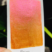 Pecan bronze fell in love handmade shimmer mica watercolor paints Half pans