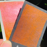 Pecan bronze fell in love handmade shimmer mica watercolor paints Half pans