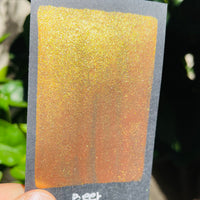Beer gold Fell in love handmade shimmer mica watercolor paints Half pans
