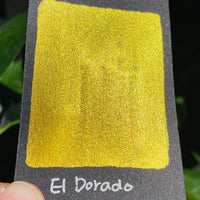 El Dorado shimmer watercolor paints Half pans
