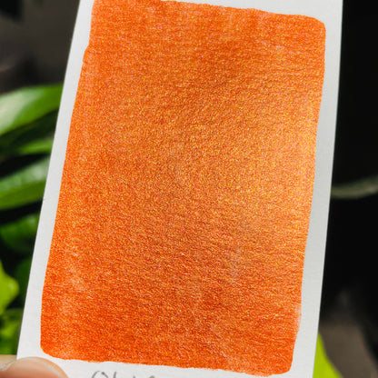 Old Gold Extra fine Bronze watercolor paints Half pans