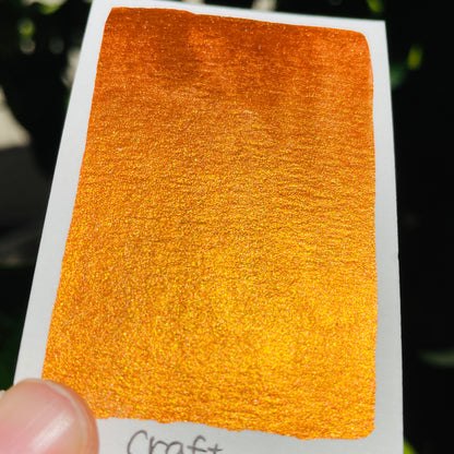 Craft Extra fine Bronze watercolor paints Half pans