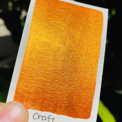 Craft Extra fine Bronze watercolor paints Half pans