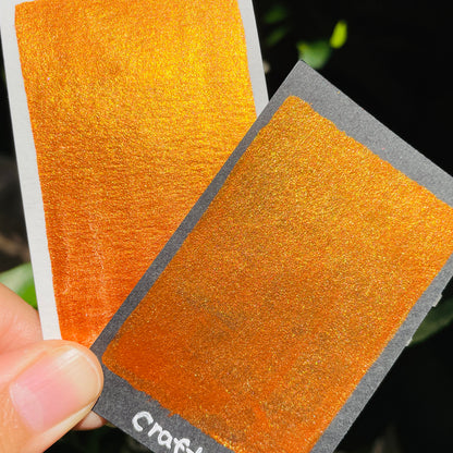 Craft Extra fine Bronze watercolor paints Half pans