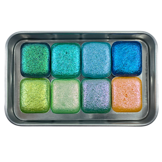 Last Chance! Half Amazon Handmade Iridescent Chameleon Color Shift Aurora Shimmer Watercolor Paints