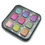 RC set Handmade Shimmer Metallic Chameleon Colorshift Watercolor Paint Half By iuilewatercolors