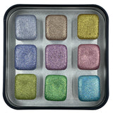 HG set Hologram glitter handmade watercolor paints