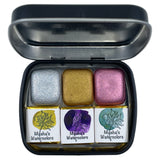 Limited Iuile Watercolors x Masha's Watercolors Collaboration Half Pan In Tin Case