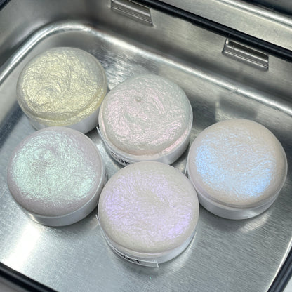 Button 5 Color fairy set Handmade watercolor paints