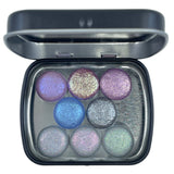 Button Unicorn set colorshift holo mica glittery watercolor paints