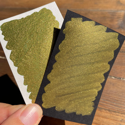 Golden Olive watercolor paints Half pans