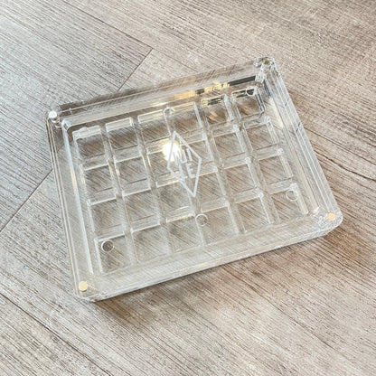 Ver.3 Gift Idea 6/12/24/60 Acrylic Paint case with IUILE logo Upgrade Version fits both shape half pans