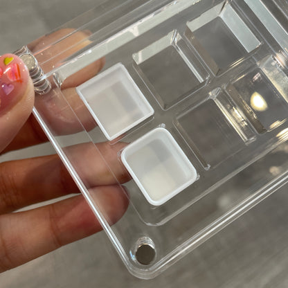 Ver.3 Gift Idea 6/12/24/60 Acrylic Paint case with IUILE logo Upgrade Version fits both shape half pans