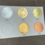 Extra Fine Dot Card Sampler Handmade Shimmer Metallic Watercolor Paints by iuilewatercolors