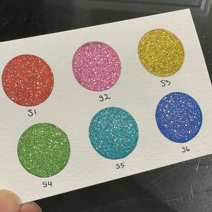 Summer2021 Dot Card Handmade Chrome Super Color Shift Shimmer Watercolor Paints by iuilewatercolors