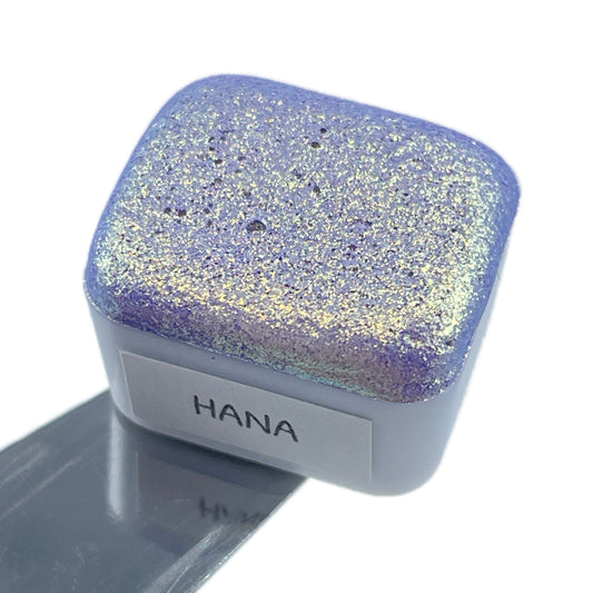 Hana Half Pan Spring2024 Handmade Color Shift Shimmer Shine Watercolor Paints by iuilewatercolors