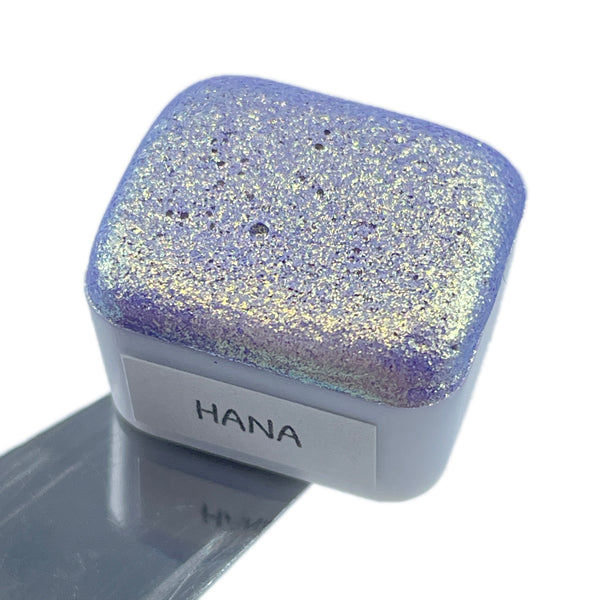 Hana Half Pan Handmade Color Shift Shimmer Shine Watercolor Paints by iuilewatercolors