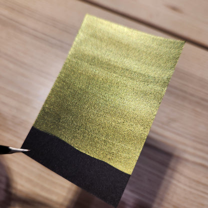 Meadow Half Pan Handmade Shimmer Watercolor Paints by iuilewatercolors