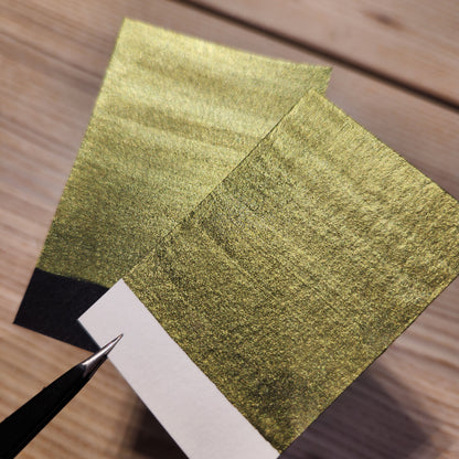 Meadow Half Pan Handmade Shimmer Watercolor Paints by iuilewatercolors