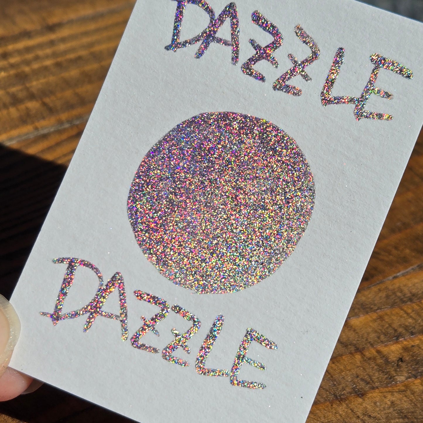 Dazzle Hologram Handmade Watercolor Shimmer Paints by iuilewatercolors