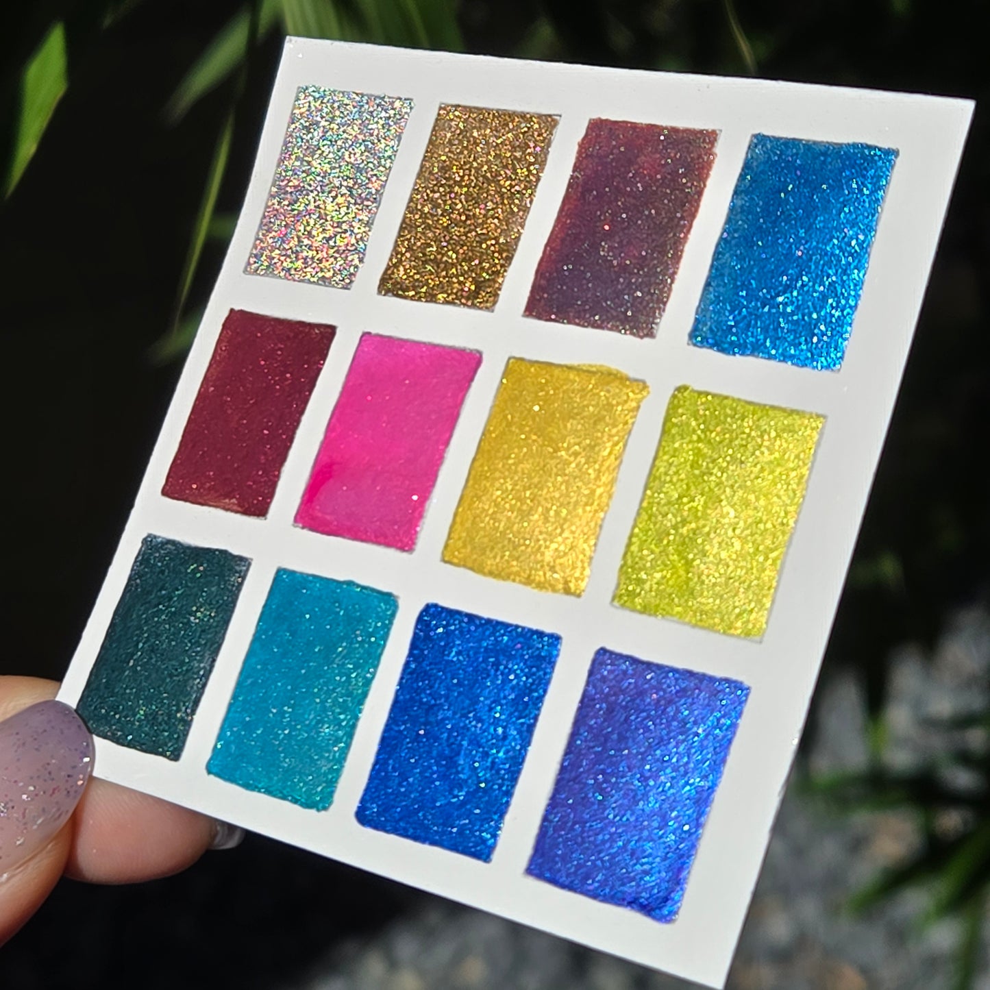 Limited Starter Set Handmade Color Shift Shimmer Chrome Shine Watercolor Paints by iuilewatercolors
