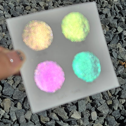 last chance! Half LoL set for Handmade paints quarter pans Sampler Shimmer iridescent Multi Chrome Color Shift Watercolor Paints