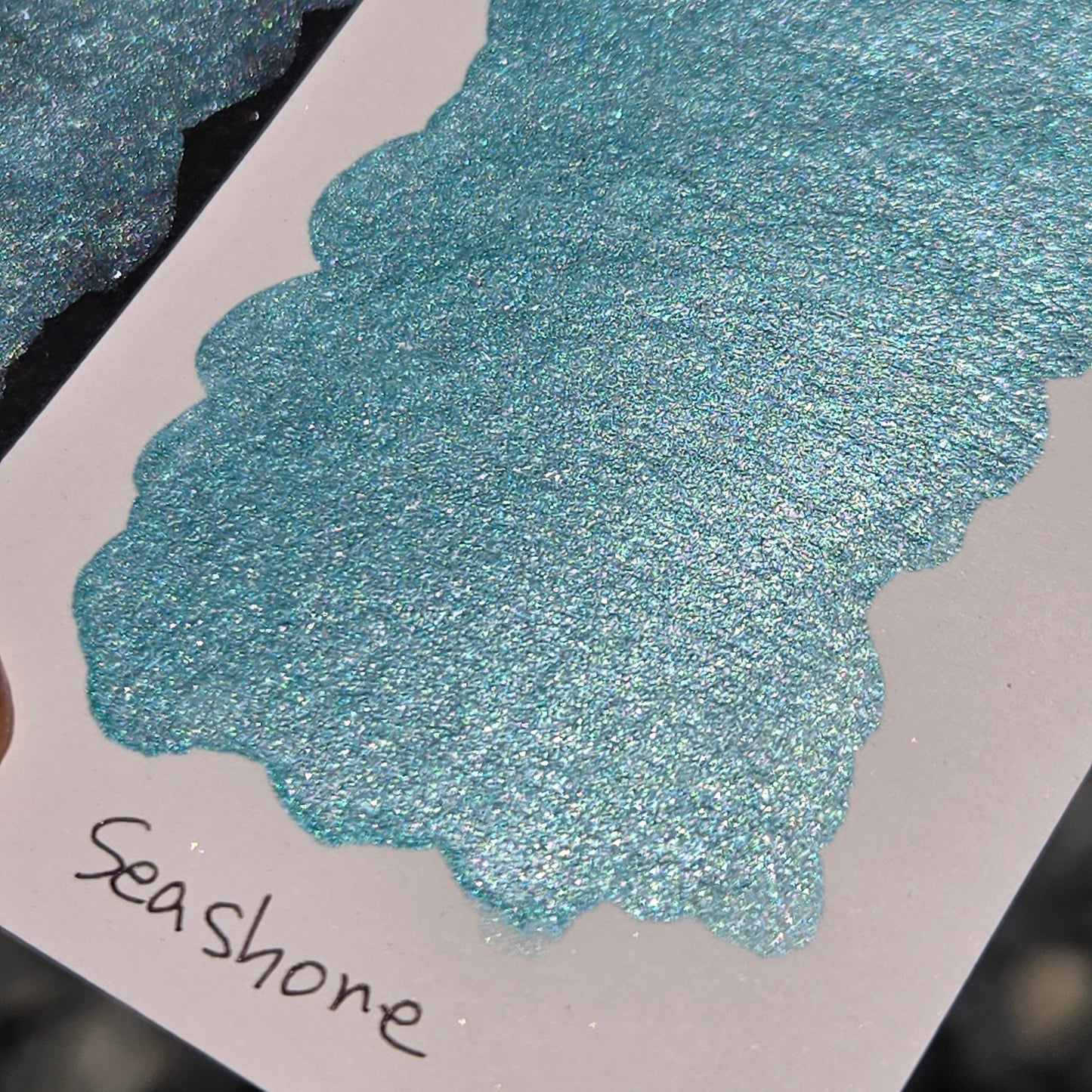 Seashore Half Pan Under the Sea Handmade Mica Shimmer Chrome Shine Watercolor Paints by iuilewatercolors