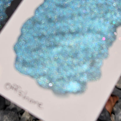 Offshore Half Pan Under the Sea Handmade Mica Shimmer Chrome Shine Watercolor Paints by iuilewatercolors