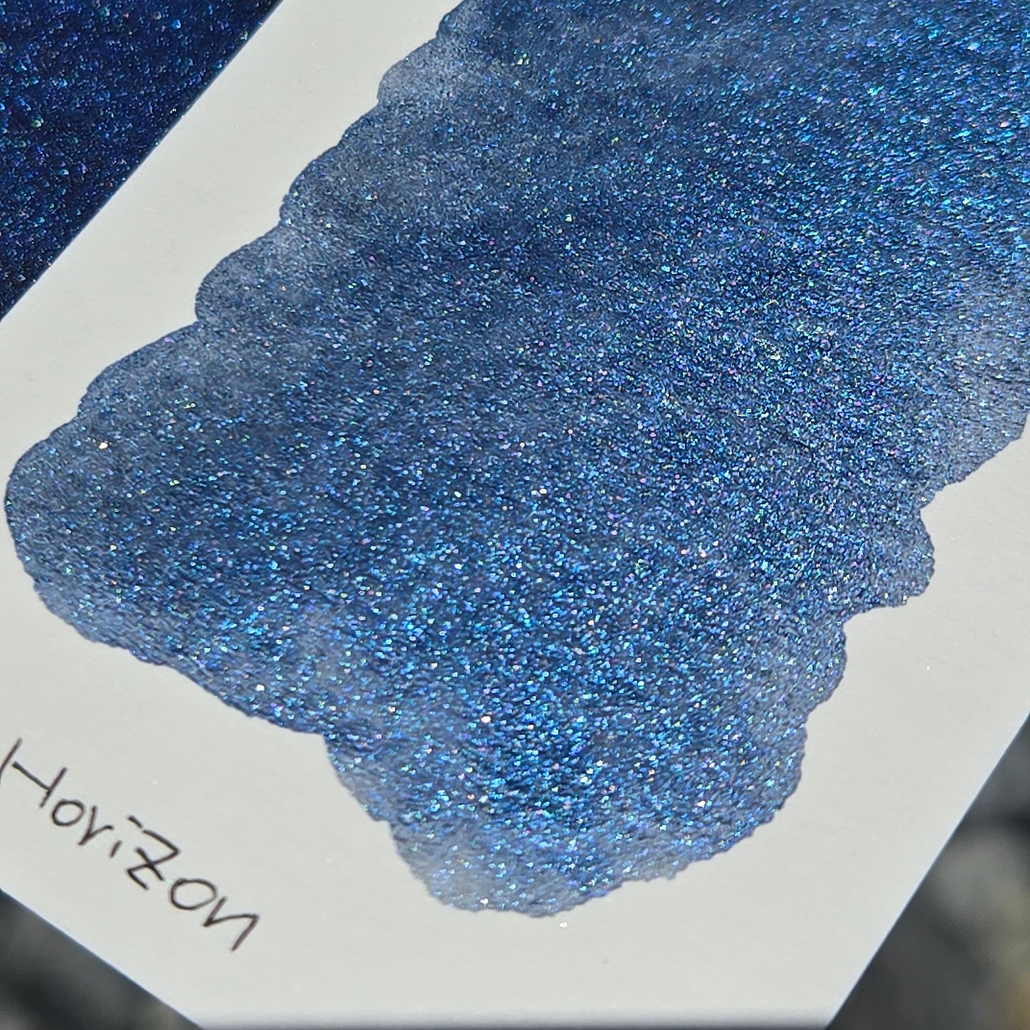 Horizon Half Pan Under the Sea Handmade Mica Shimmer Chrome Shine Watercolor Paints by iuilewatercolors