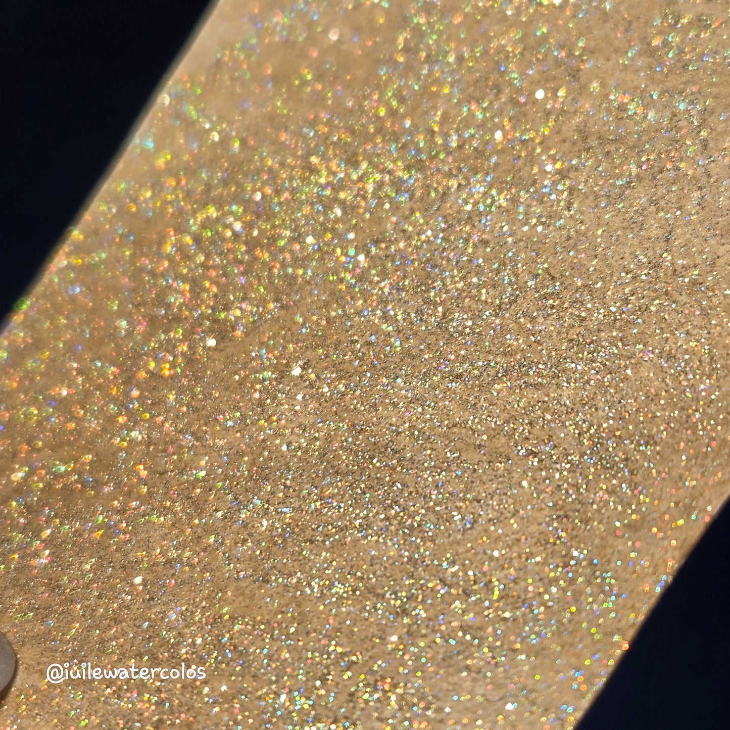 HG3 Holo Glitter Handmade watercolor paints holographic half pan