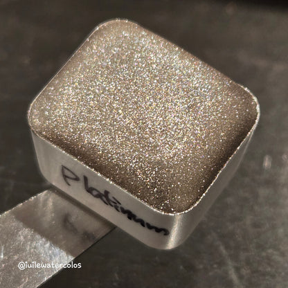 Platinum Half 2024 Christmas New Handmade Chrome Shimmer Watercolor Paints by iuilewatercolors