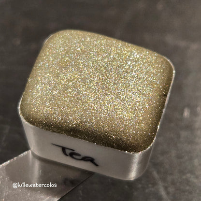 Tea Half 2024 Christmas New Handmade Chrome Shimmer Watercolor Paints by iuilewatercolors