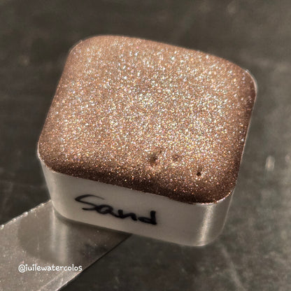 Sand Half 2024 Christmas New Handmade Chrome Shimmer Watercolor Paints by iuilewatercolors