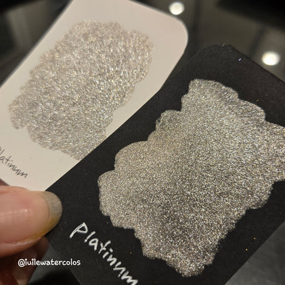 Platinum Half 2024 Christmas New Handmade Chrome Shimmer Watercolor Paints by iuilewatercolors