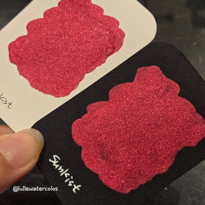Sunkist Half 2024 Christmas New Handmade Chrome Shimmer Watercolor Paints by iuilewatercolors