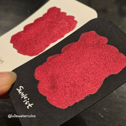 Sunkist Half 2024 Christmas New Handmade Chrome Shimmer Watercolor Paints by iuilewatercolors