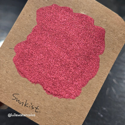 Sunkist Half 2024 Christmas New Handmade Chrome Shimmer Watercolor Paints by iuilewatercolors