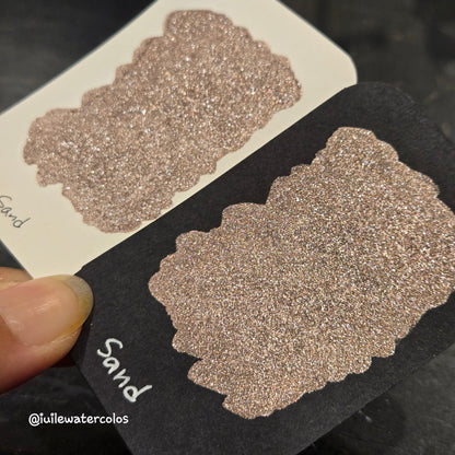 Sand Half 2024 Christmas New Handmade Chrome Shimmer Watercolor Paints by iuilewatercolors