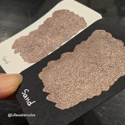 Sand Half 2024 Christmas New Handmade Chrome Shimmer Watercolor Paints by iuilewatercolors