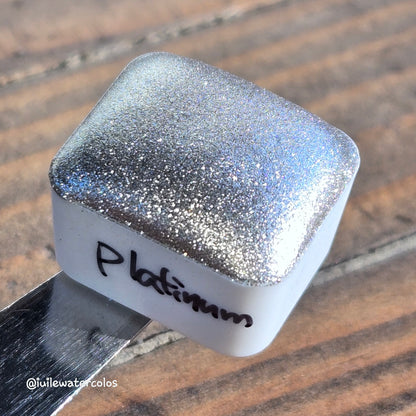 Platinum Half 2024 Christmas New Handmade Chrome Shimmer Watercolor Paints by iuilewatercolors