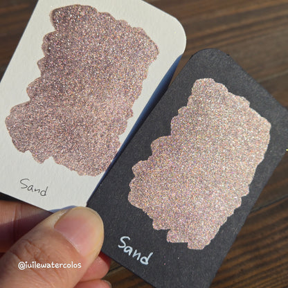Sand Half 2024 Christmas New Handmade Chrome Shimmer Watercolor Paints by iuilewatercolors