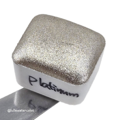 Platinum Half 2024 Christmas New Handmade Chrome Shimmer Watercolor Paints by iuilewatercolors