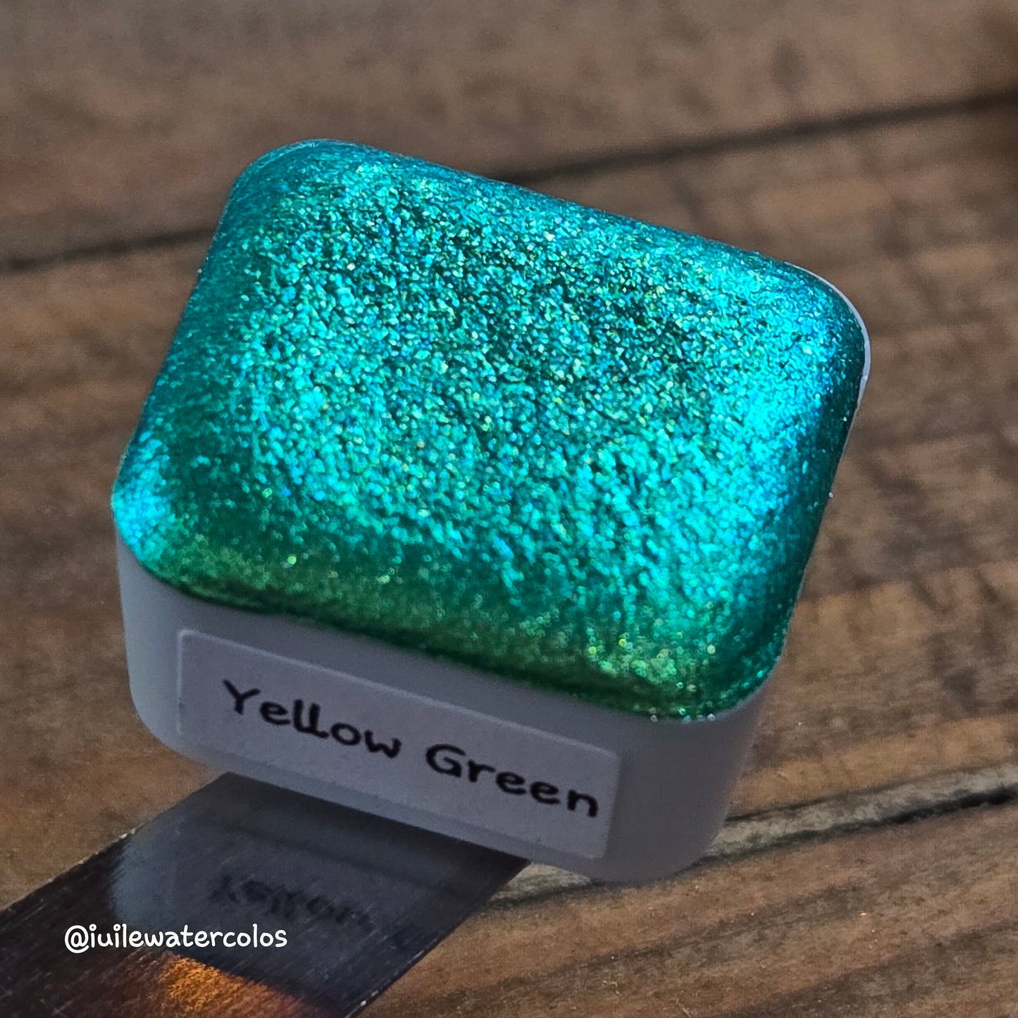 Y.Green Rainbow Super Color Shift Handmade Shimmer Watercolor Paint