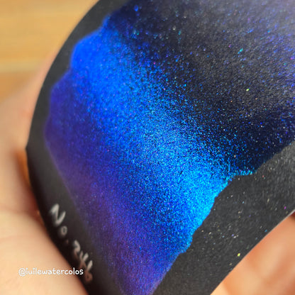 New vivid Dot Card Handmade Chrome Super Color Shift Shimmer Watercolor Paints by iuilewatercolors